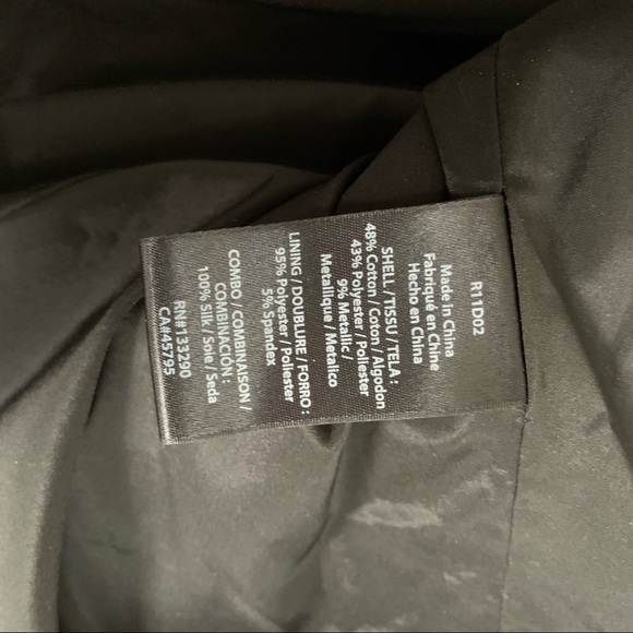 Rachel Zoe Black Kiki Ruffle Dress Sz 8 - Picture 5 of 6